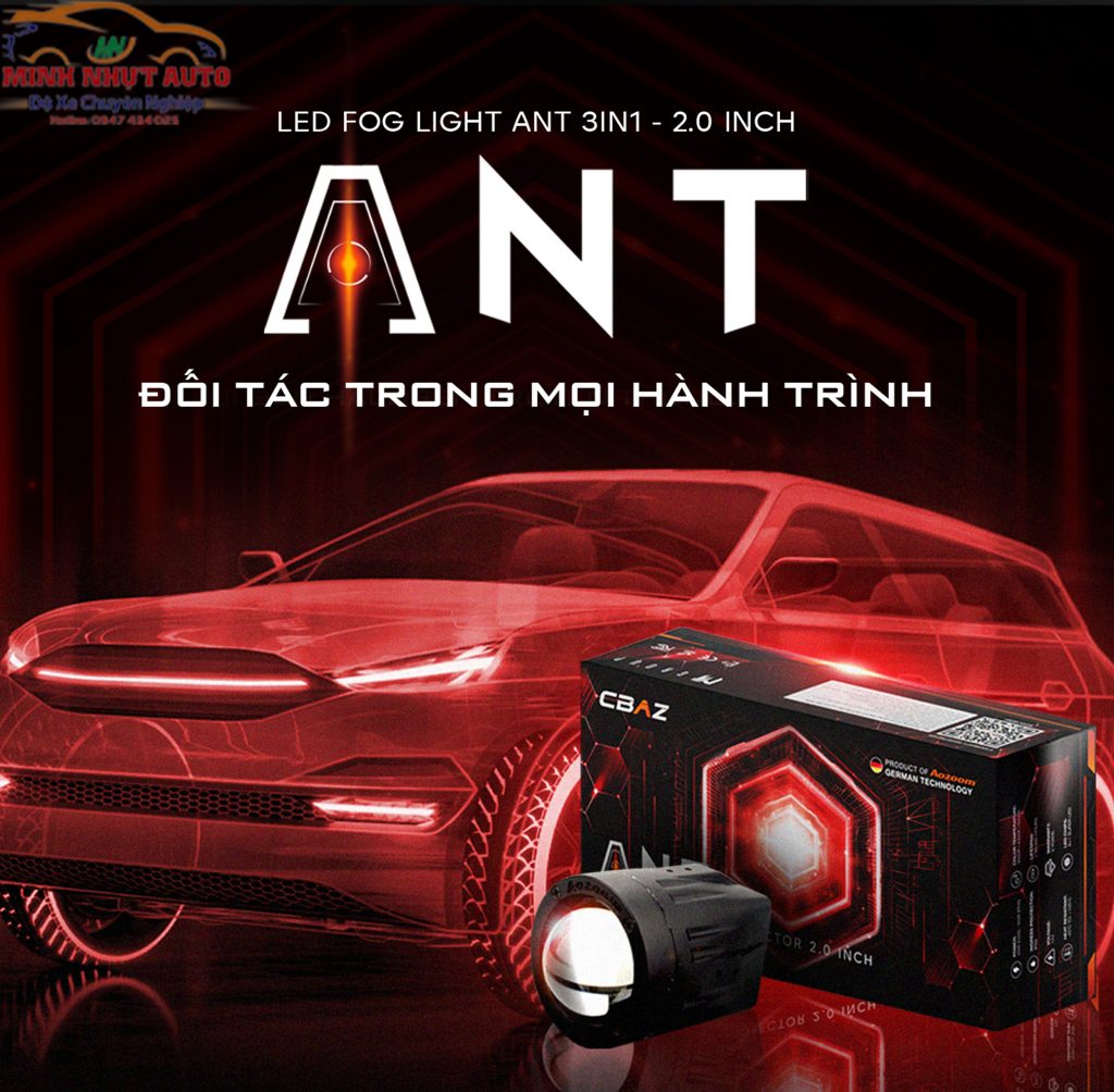 CBAZ ANT LED FOG LIGHT 2.0 INCH - Minh Nhựt Auto