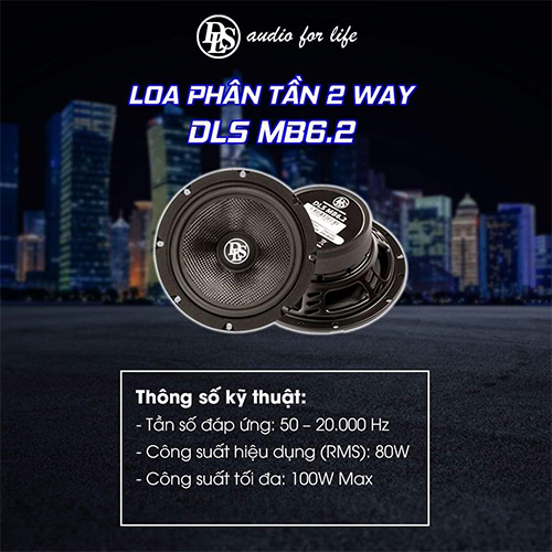 loa phan tan 2 way dls mb62